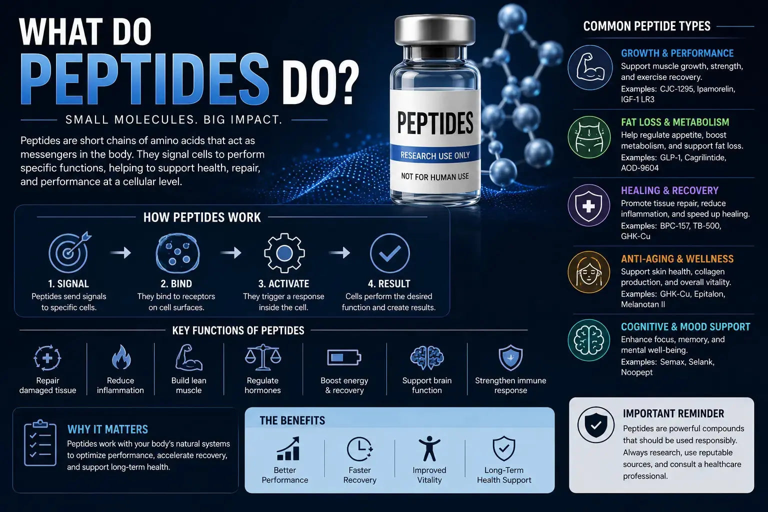 what peptides do?