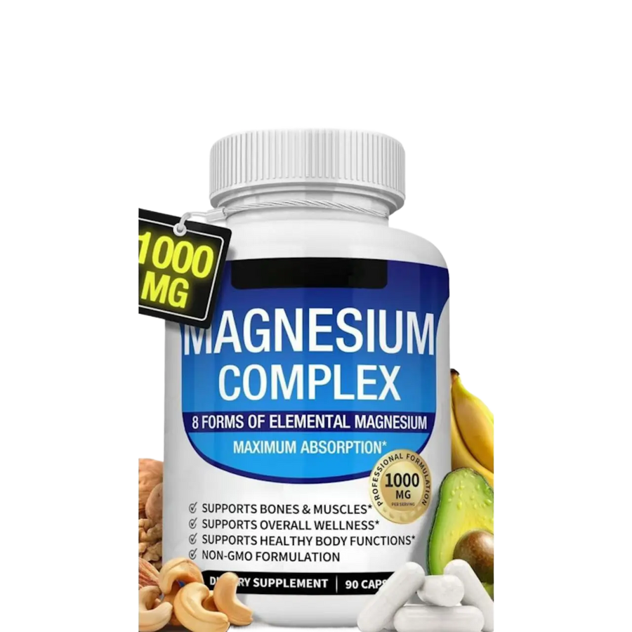 Complexe de Magnésium Triple Action en Gélules pour la Récupération Musculaire, le Sommeil et le Soutien du Système Nerveux