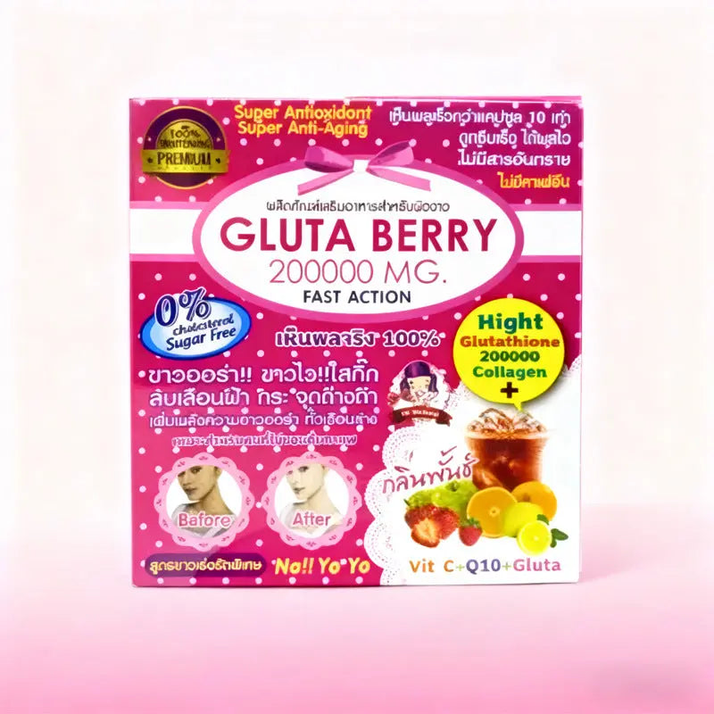 Glutathione Collagen Strawberry Drink Sonocouture