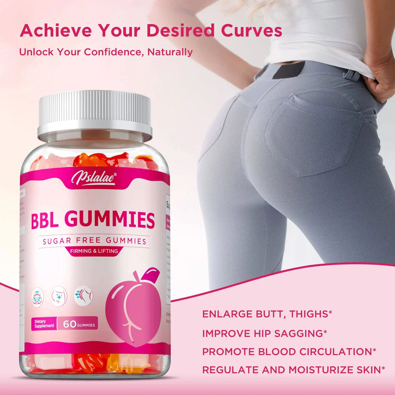 Body Sculpting Gummies – Hip & Glute Support Sonocouture