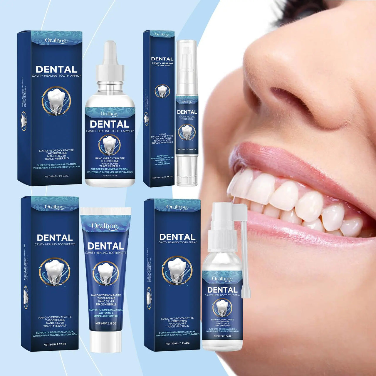 Hydroxyapatite Enamel Repair sonocouture