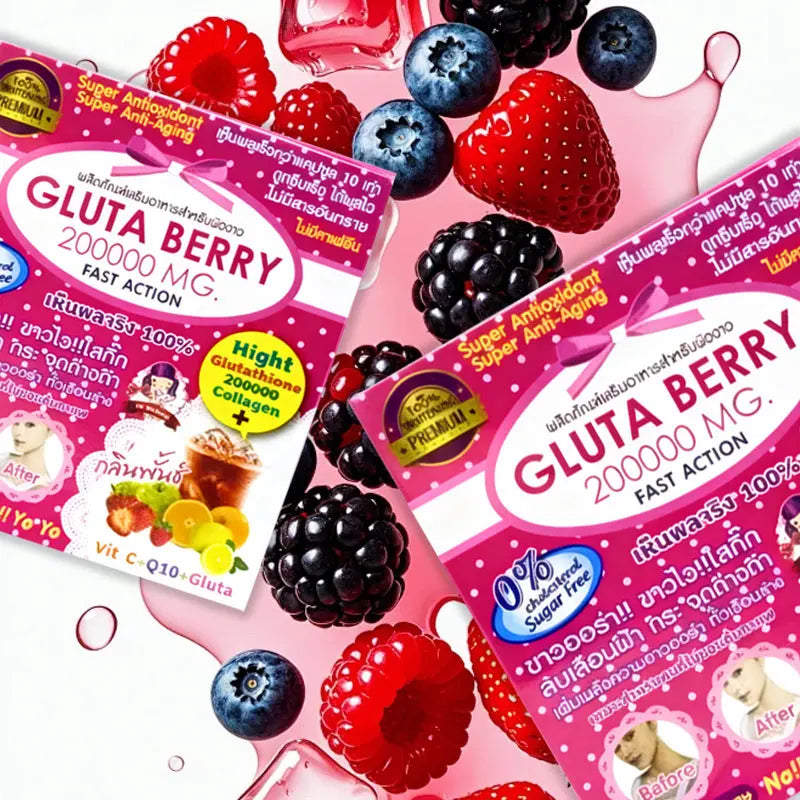 Glutathione Collagen Strawberry Drink Sonocouture