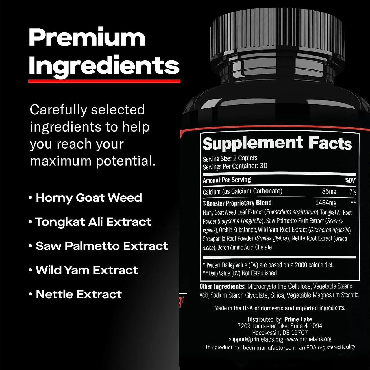 AlphaMax Testosterone Booster for Men Sonocouture
