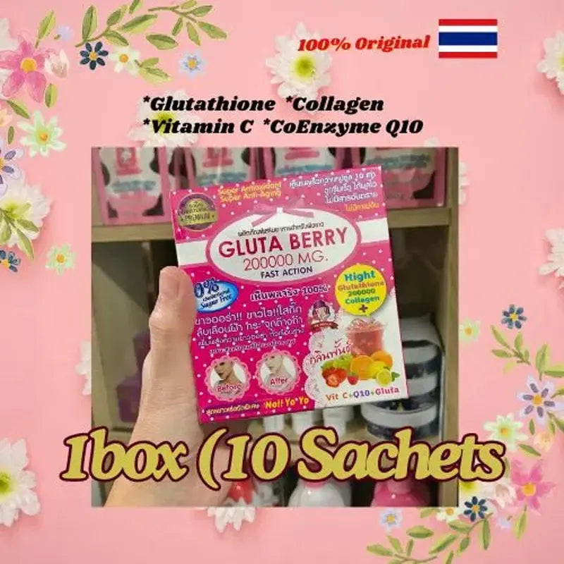 Glutathione Collagen Strawberry Drink Sonocouture