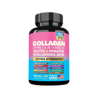 Biotin & Collagen Capsules for Hair, Skin & Nails sonocouture