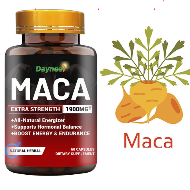 Maca Capsules Dietary Supplement Sonocouture