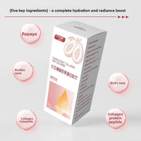 Peptide de collagène botanique liquide avec extraits de plantes pour l'élasticité et l'éclat de la peau