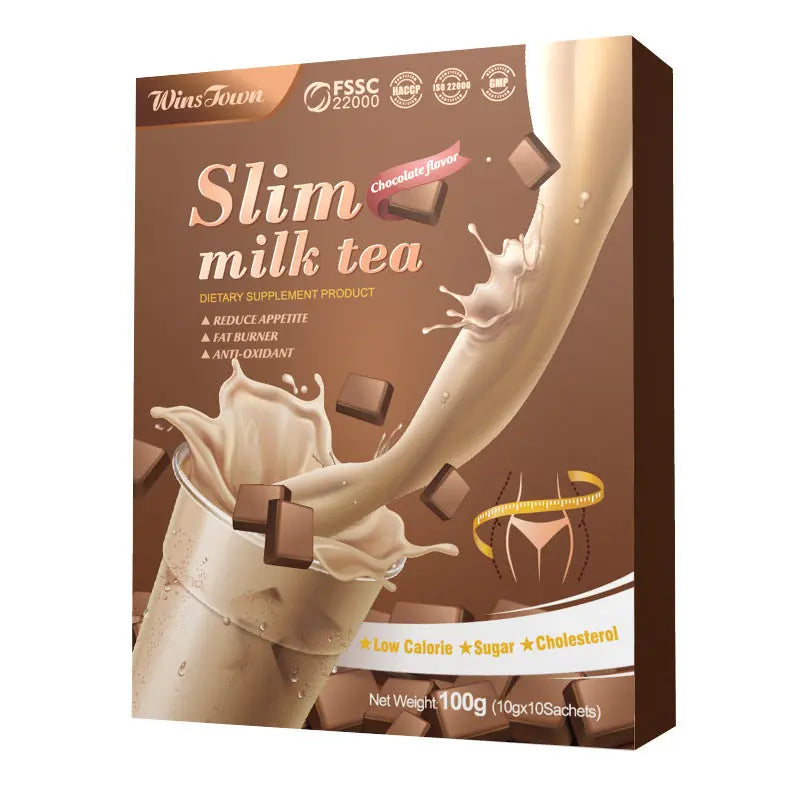 Slimming Milk Tea Drink for Weight Management, Metabolism Support and Daily Wellness