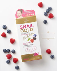 Precious Skin Thaïlande Lait corporel Snail Gold Arbutin et fruits des bois