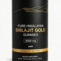 Gummies de Shilajit et d'Ashwagandha de l'Himalaya — Soutien Énergie, Stress et Vitalité