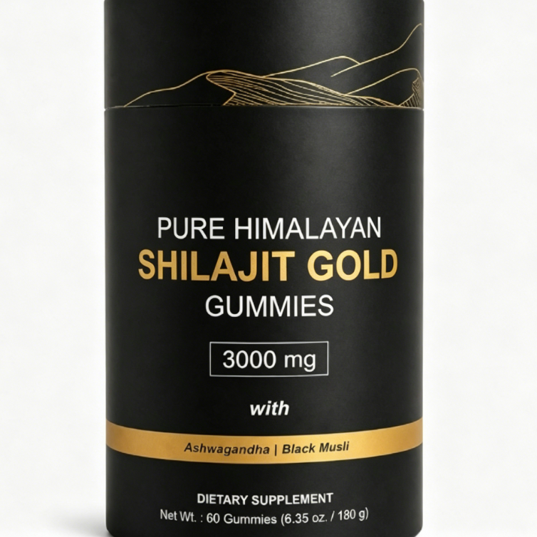 Himalayan Shilajit Ashwagandha Gummies Dietary Supplement sonocouture