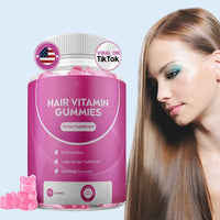 Gummies vitaminées à la biotine pour favoriser la pousse, la force et le soin du cuir chevelu
