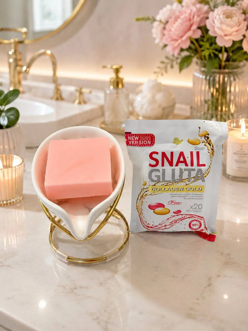 Snail Gluta Collagen Goldseife X20