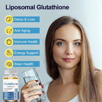 Gélules de glutathion pour éclaircir la peau, défense antioxydante et soutien à la détoxification du foie