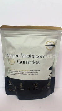 Gélules Complexe de Champignons avec Crinière de Lion, Reishi et Chaga pour l'Immunité, la Concentration et l'Énergie
