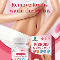 Close-up of uterine health supplement tablets for women’s reproductive and hormonal support
