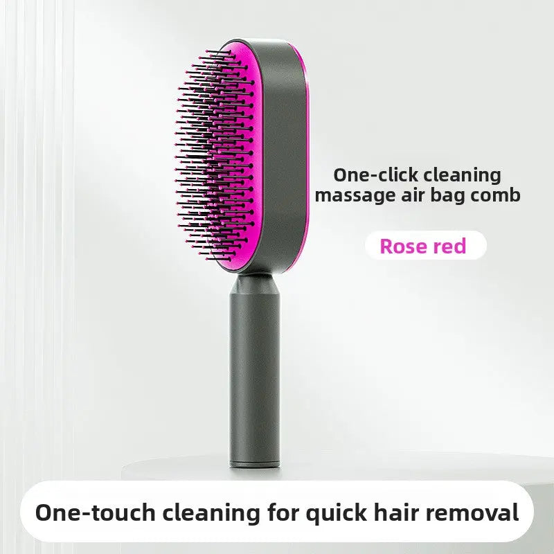 SmoothCare Self-Cleaning Detangling Hair Brush Sonocouture