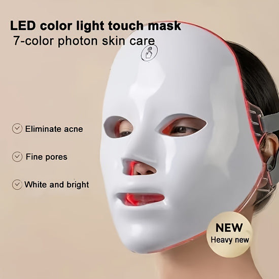 Beauty mask infrared LED facial treatment device