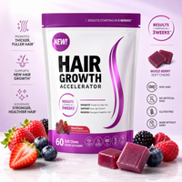 Biotin & Keratin Hair Growth Gummies for Stronger, Thicker Hair and Scalp Nourishment