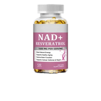 Resvératrol et NAD+ en capsules molles pour l'énergie cellulaire, la défense antioxydante et un vieillissement sain