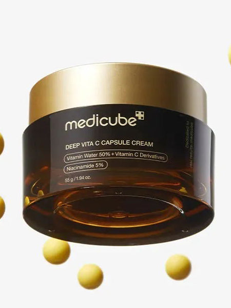 Medicube Deep Vita C Capsule Cream for Brightening, Hydration & Anti-Aging Magic