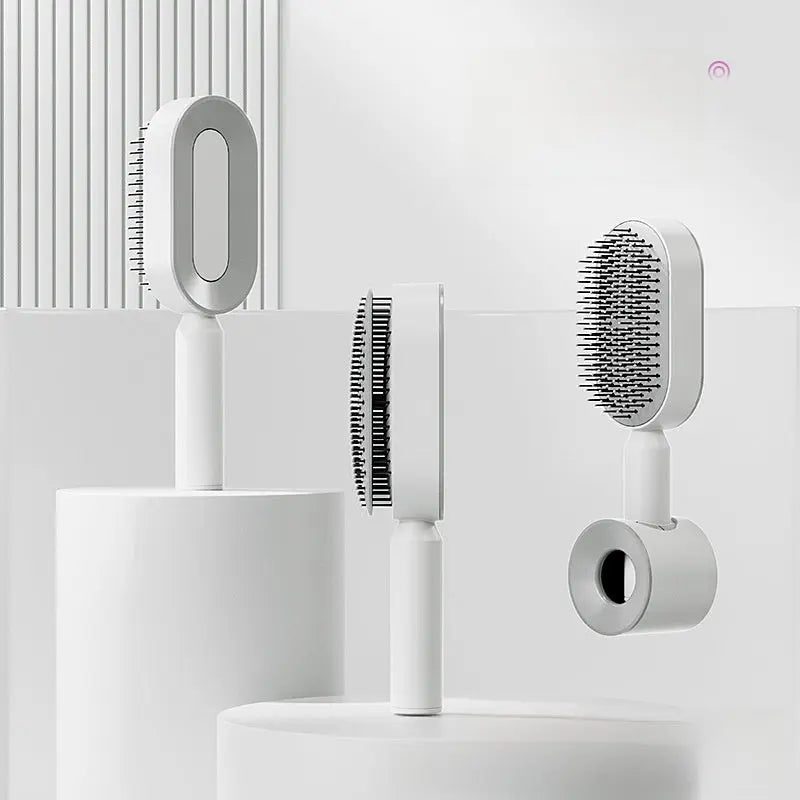 SmoothCare Self-Cleaning Detangling Hair Brush Sonocouture
