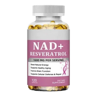 Resvératrol et NAD+ en capsules molles pour l'énergie cellulaire, la défense antioxydante et un vieillissement sain