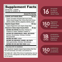 Capsules d'enzymes digestives à large spectre pour le soulagement des ballonnements, l'absorption des nutriments et le confort intestinal