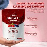 nutritional hair gummies for daily adult supplementation