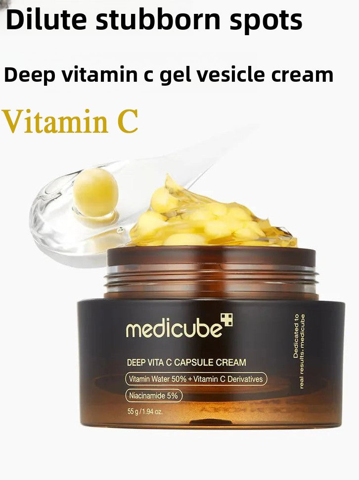 Medicube Deep Vita C Capsule Cream for Brightening, Hydration & Anti-Aging Magic