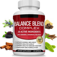 Gélules GlucoBalance pour le soutien de la glycémie, la sensibilité à l'insuline et le bien-être métabolique