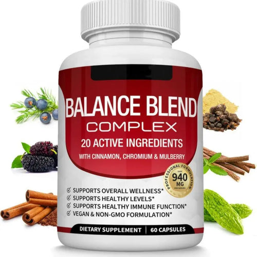 GlucoBalance Kapseln zur Unterstützung des Blutzuckers, der Insulinsensitivität und des Stoffwechsels