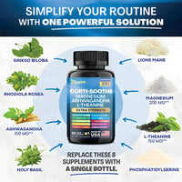 Gélules de Magnésium et d'Inositol pour le Soulagement du Stress, le Soutien au Sommeil et l'Équilibre Hormonal