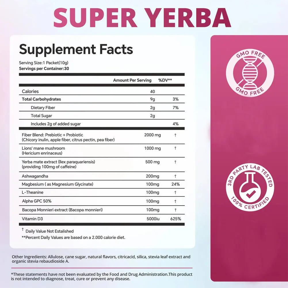 Super Yerba Prebiotic sonocouture