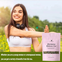 Thé Équilibre Hormonal Menthe Verte & Feuille de Framboisier pour le Bien-être Cyclique Féminin