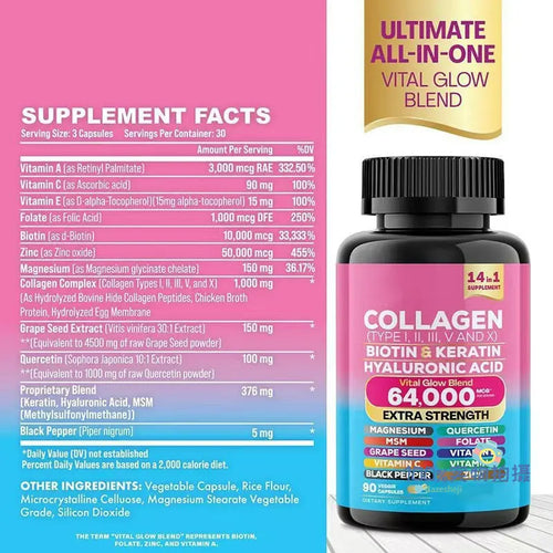 GlowWhite Glutathion Kollagen Kapseln