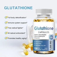 Glutathione Softgel Capsules for Skin Brightening, Antioxidant Defence and Liver Detox Support Sonocouture