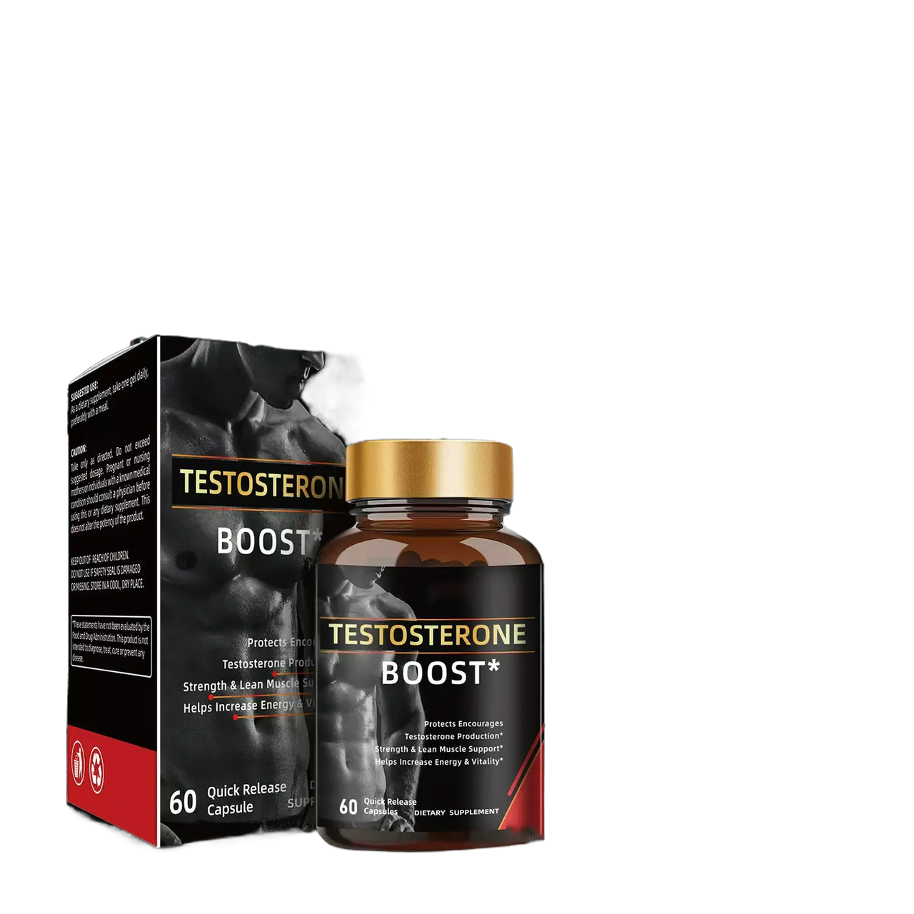 Men's Testosterone Support Capsules Sonocouture