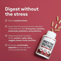Capsules d'enzymes digestives à large spectre pour le soulagement des ballonnements, l'absorption des nutriments et le confort intestinal