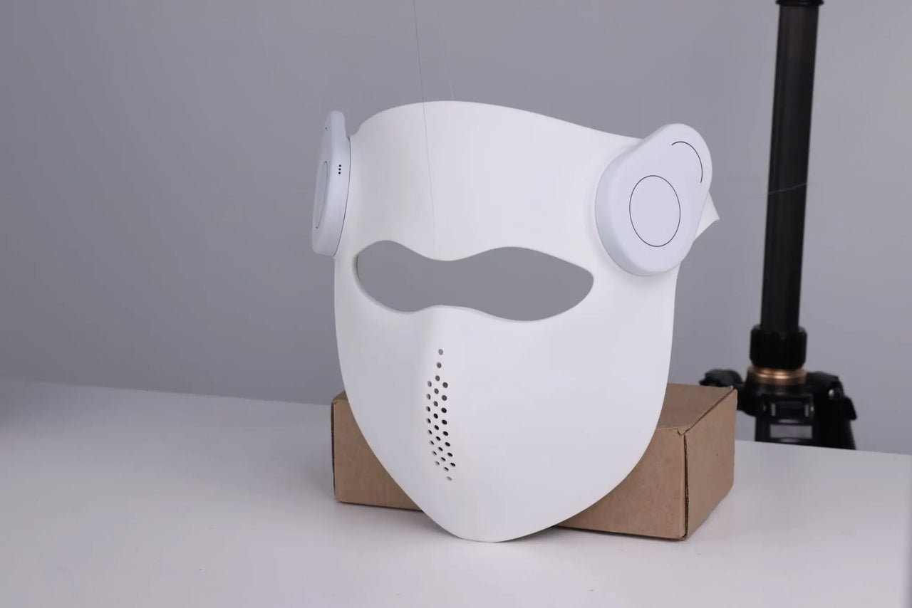 TLM300PRO LED Red Light Therapy Face Mask — Medical-Grade 7-Color Photon Treatment with AI Voice Control, 288 LEDs, 1800mAh Rechargeable, Anti-Aging Wrinkle & Acne Treatment, Lightweight 375g SONOCOUTURE