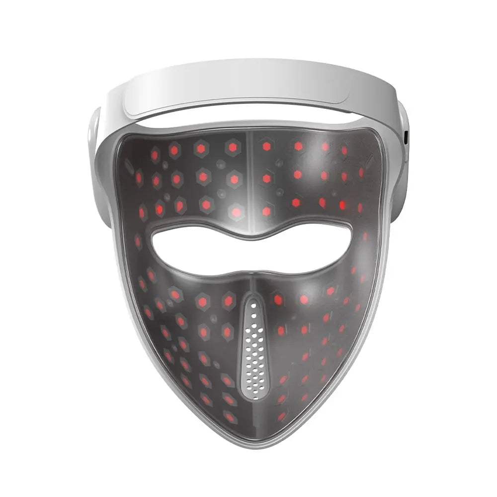 TLM300PRO LED Red Light Therapy Face Mask — Medical-Grade 7-Color Photon Treatment with AI Voice Control, 288 LEDs, 1800mAh Rechargeable, Anti-Aging Wrinkle & Acne Treatment, Lightweight 375g SONOCOUTURE