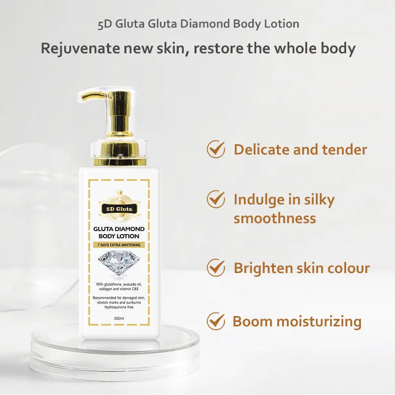 5D Gluta Diamond Body Lotion  Glutathione Lotion SONOCOUTURE